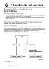 BMW 01 29 9 790 438 Instrucciones De Montaje