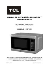 TCL 20P10D Manual De Instalación, Operación Y Mantenimiento