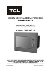 TCL 30M10DG 2IN Manual De Instalación, Operación Y Mantenimiento