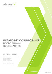 ulsonix FLOORCLEAN 80M Manual De Instrucciones