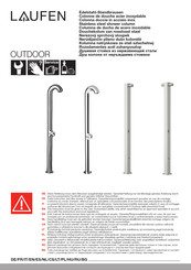 Laufen OUTDOOR HF770621441195 Instrucciones De Montaje