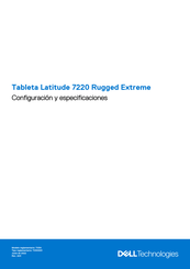 Dell Latitude 7220 Rugged Extreme Configuración Y Especificaciones