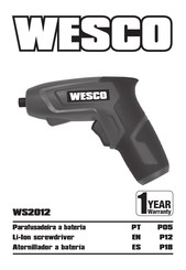 Wesco WS2012 Manual De Instrucciones