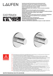 Laufen EASYTOUCH HF741078100000 Manual De Instrucciones