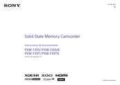 Sony PXW-FX9T Instrucciones De Funcionamiento