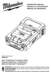 Milwaukee M12 PACKOUT 2356-20 Manual Del Operador