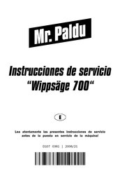 Mr.Paldu M1330 Instrucciones De Servicio