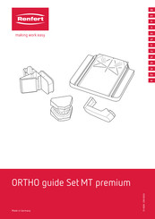 Renfert ORTHO guide Set MT premium Manual Del Usuario