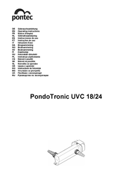 Pontec PondoTronic UVC 24 Instrucciones De Uso