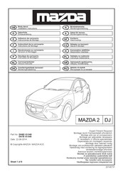 Mazda DA7E V3 040 Instrucciones De Montaje