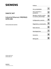 Siemens SIMATIC NET IE/PB LINK HA Instrucciones De Servicio