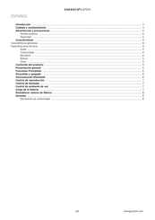 Energy Sistem sport5 Manual De Usuario