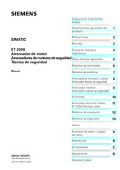 Siemens SIMATIC ET 200S Manual