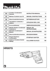 Makita HR007GM201 Manual De Instrucciones