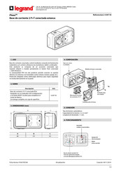 Legrand Plexo 0 697 93 Manual De Instrucciones