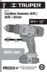 Truper ROTI-20A Manual De Instrucciones