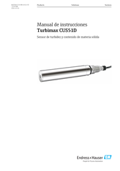 Endress+Hauser Turbimax CUS51D Manual De Instrucciones