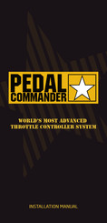 PEDAL COMMANDER WORLD'S MOST ADVANCED Manual De Instalación