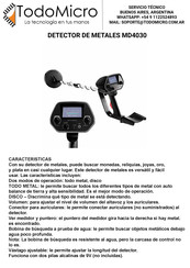 TodoMicro MD4030 Manual De Instrucciones