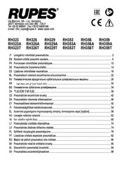 Rupes RH323 Manual De Instrucciones