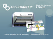 AccuBANKER LED425 Guia Del Usuario