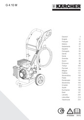 Kärcher G 4.10 M Manual De Instrucciones