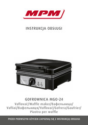 MPM GOFROWNICA MGO-24 Manual De Instrucciones