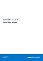 Dell Vostro 15-7570 Manual Del Propietário