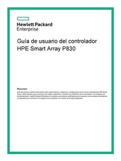 HP E Smart Array P830 Guía De Usuario