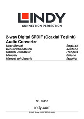 Lindy 70457 Manual Del Usuario