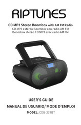 riptunes CDB-237BT Manual De Usuario