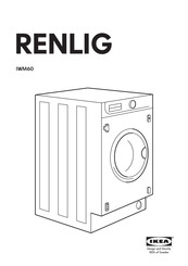 Ikea RENLIG IWM60 Manual De Instrucciones
