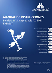 Mobiclinic X-BIKE EVEREST Manual De Instrucciones