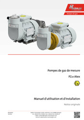 Bühler technologies P2. ATEX Serie Manual De Usuario E Instalacion