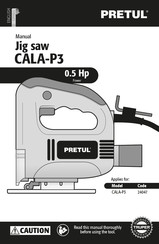 PRETUL CALA-P3 Manual