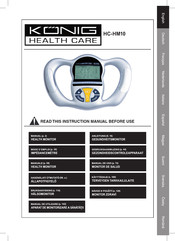 König Health Care HC-HM10 Manual Del Uso