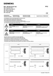 Siemens 8PQ2 Instrucciones De Montaje