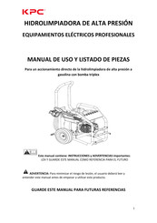 KPC 3WZ-3000A Manual De Uso Y Lista De Piezas