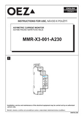 OEZ MMR-X3-001-A230 Instrucciones De Uso