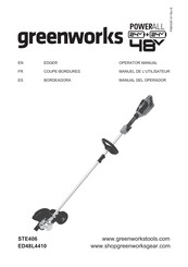 GreenWorks ED48L4410 Manual Del Operador