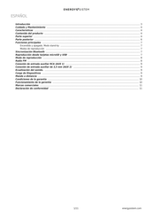 ENERGY SISTEM Tower 3 g2 Manual