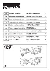 Makita DDA450 Manual De Instrucciones