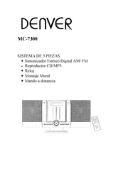 Denver MC-7300 Manual Del Usuario