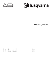 Husqvarna HA200 Manual De Usuario