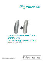 Miracle-Ear ENERGY B P 5 BTE Manual Del Usuario