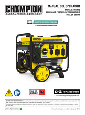 Champion Global Power Equipment 201205 Manual Del Operador