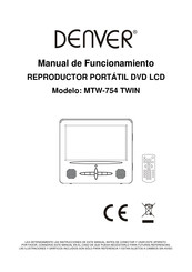 Denver MTW-754 TWIN Manual De Funcionamiento
