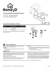 Home2O H11L-421-MB Manual De Instalación