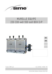 Sime MURELLE EQUIPE 660 BOX ErP Instrucciones Originales