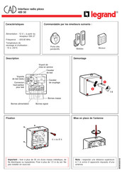 LEGRAND CAD 489 50 Manual De Instrucciones